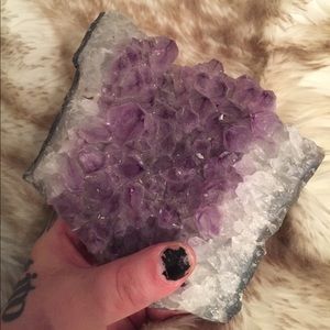 Amethyst cluster